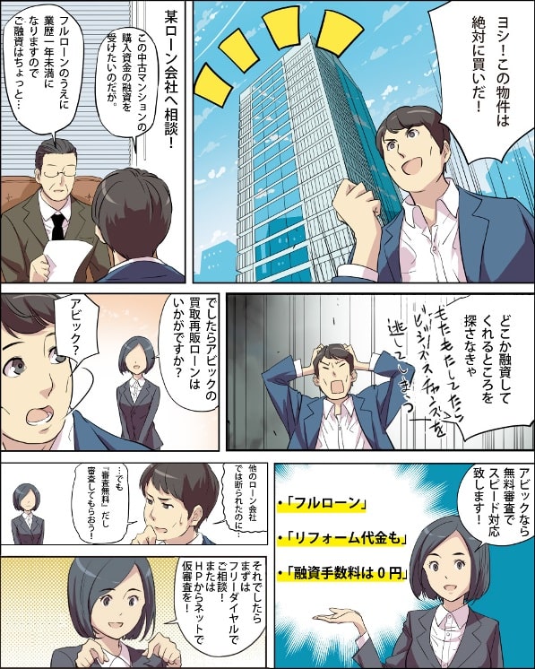 業績が１年未満、手元資金がないケースをマンガでみる