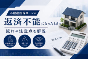 不動産担保ローンが返済不能になったときの流れや注意点を解説